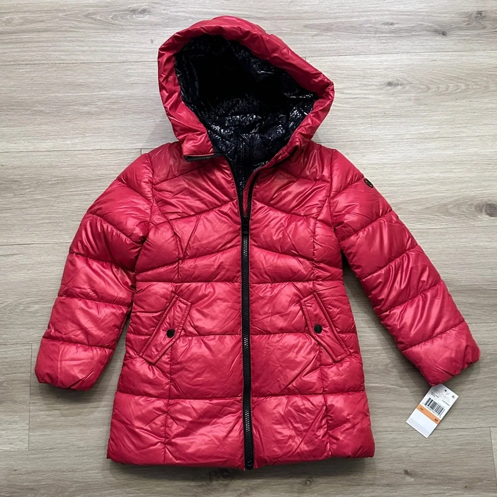 Michael Kors Toddler and Little Girls Heavy Weight Stadium Jacket